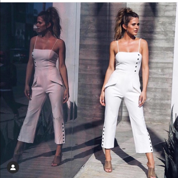 cute white jumpsuits